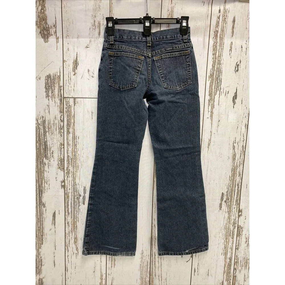 Girl's Jeans VF Jeanswear Size 12 Short Riders Dark Wash Flared
